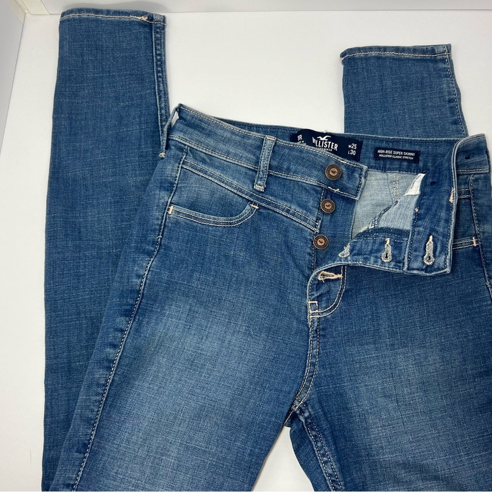 Hollister Denim High Rise Super Skinny Jeans Size 1R